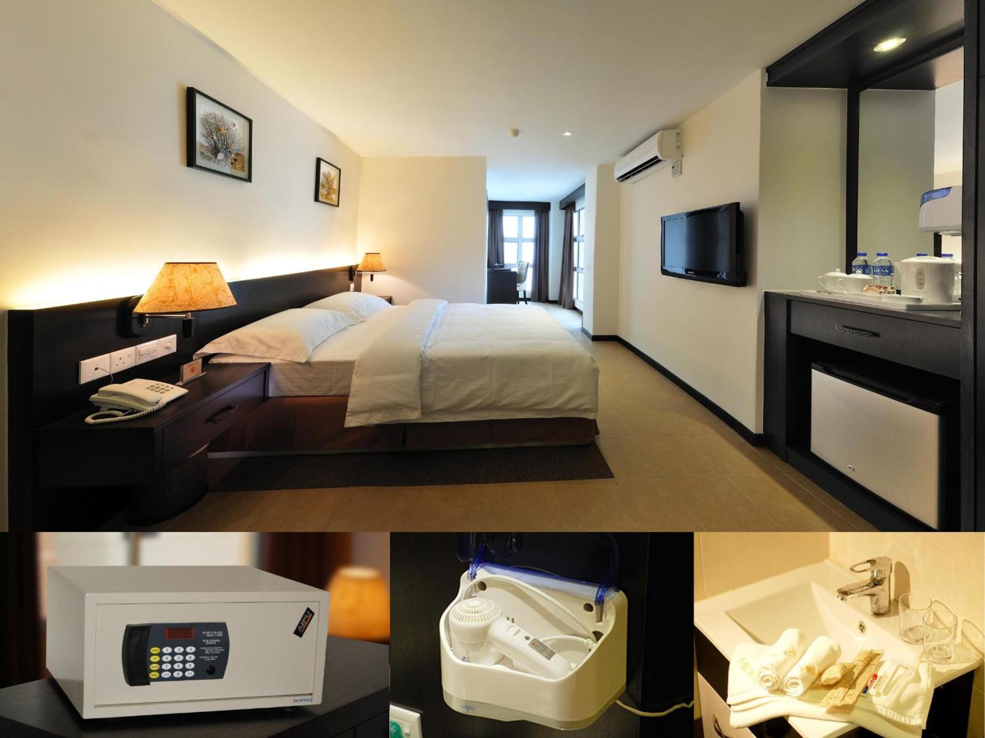 Ernes Hotel Bandar Perda Kampong Permatang Batu ภายนอก รูปภาพ