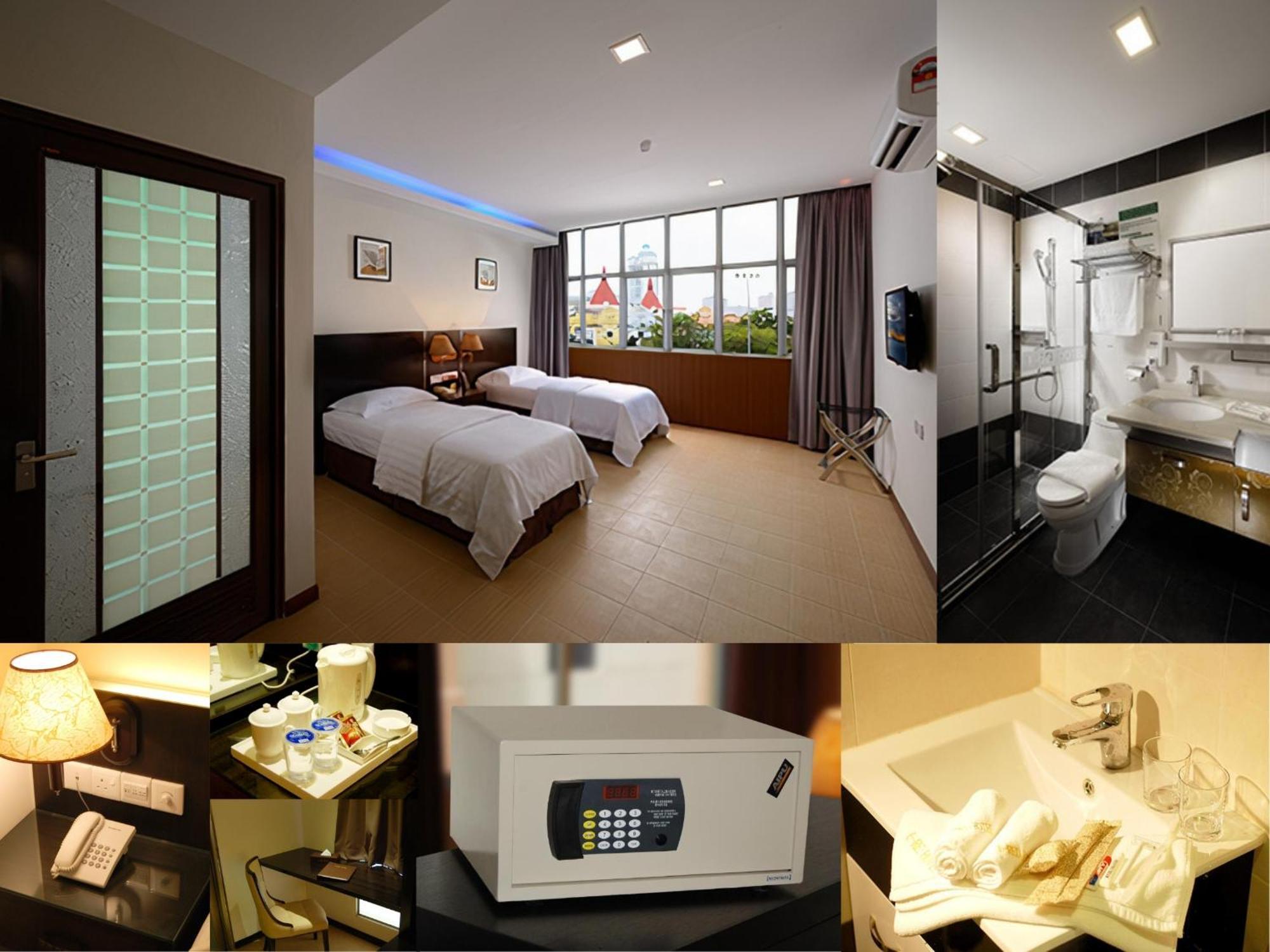 Ernes Hotel Bandar Perda Kampong Permatang Batu ภายนอก รูปภาพ